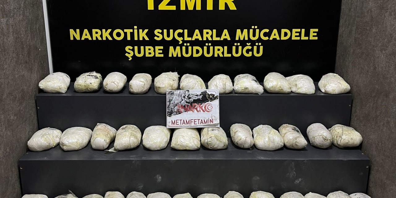 Tır'da 50 Kilo Metamfetamin Ele Geçirildi