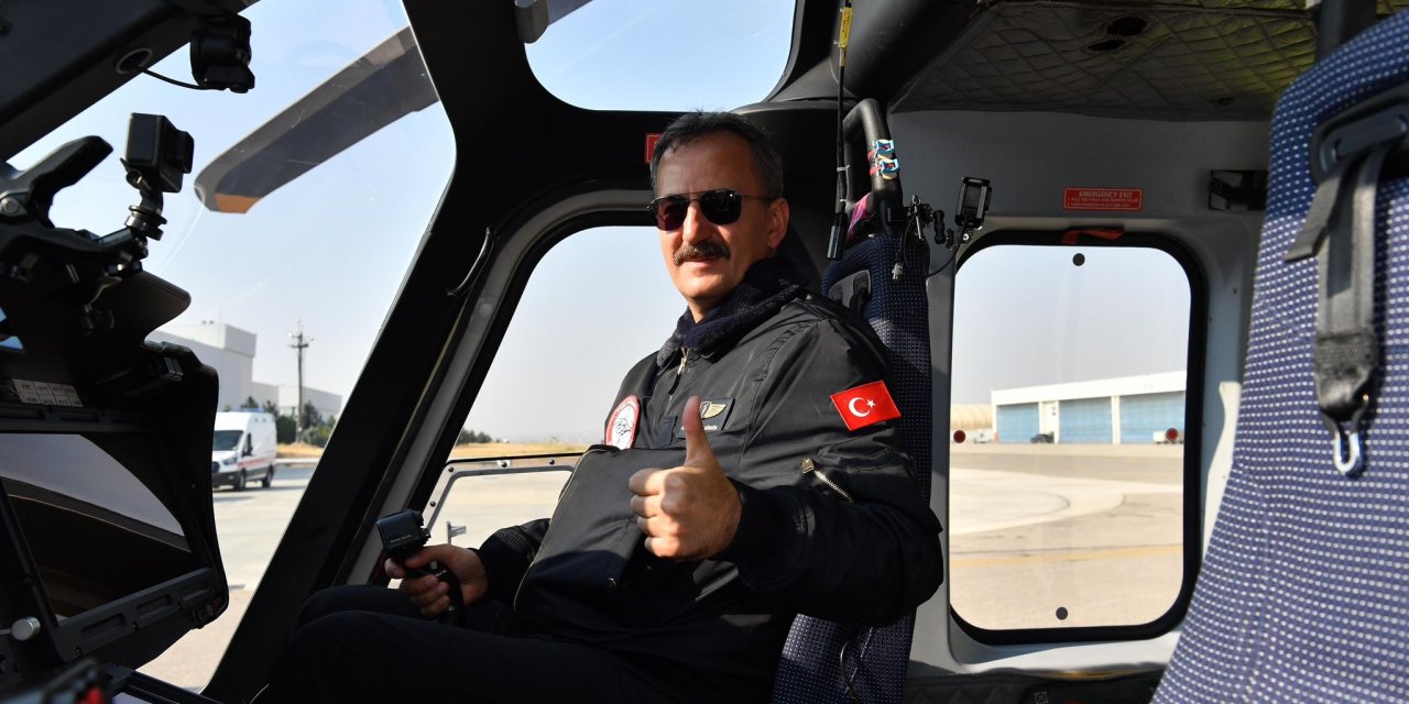 Ankara - Orgeneral Çardakcı Ve Haluk Görgün, Gökbey Helikopteriyle Uçtu