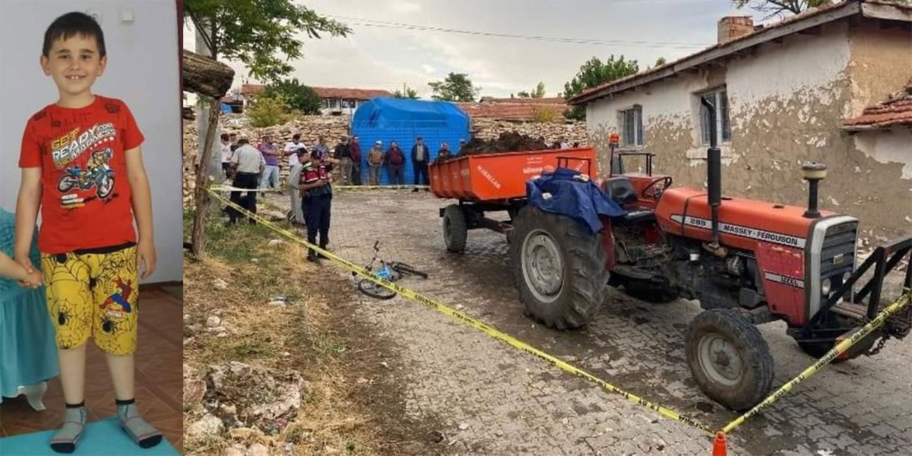 Bisikletiyle çarptığı traktörün tekeri ile çamurluğunun arasına sıkışan Süleyman öldü