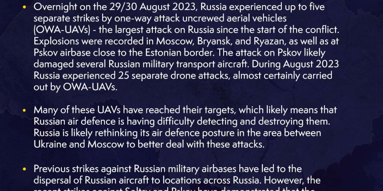İngiltere Savunma Bakanlığı: Rus Hava Savunması İha’ları Tespit Ve İmha Etmekte Zorlanıyor