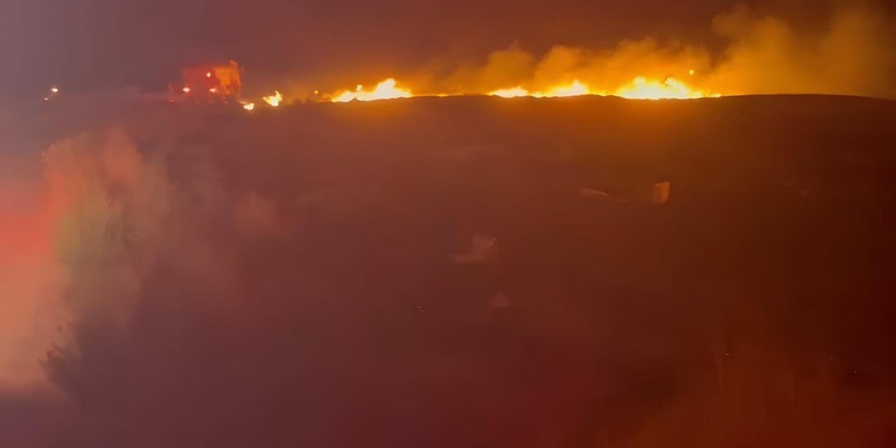 Seferihisar'da Otluk Alanda Çıkan Yangın 1 Saatte Söndürüldü