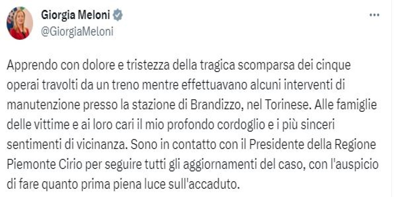 İtalya’da Tren, Demiryolu İşçilerine Çarptı: 5 Ölü (2)