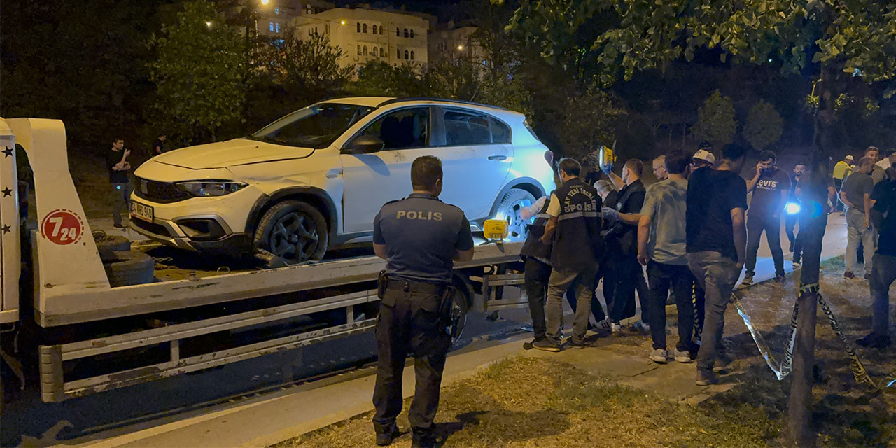 Polisin 'dur' ihtarına uymayıp kaçan uyuşturucu şüphelisi refüje çarptı; başına dayadığı tabancayla intihar etti
