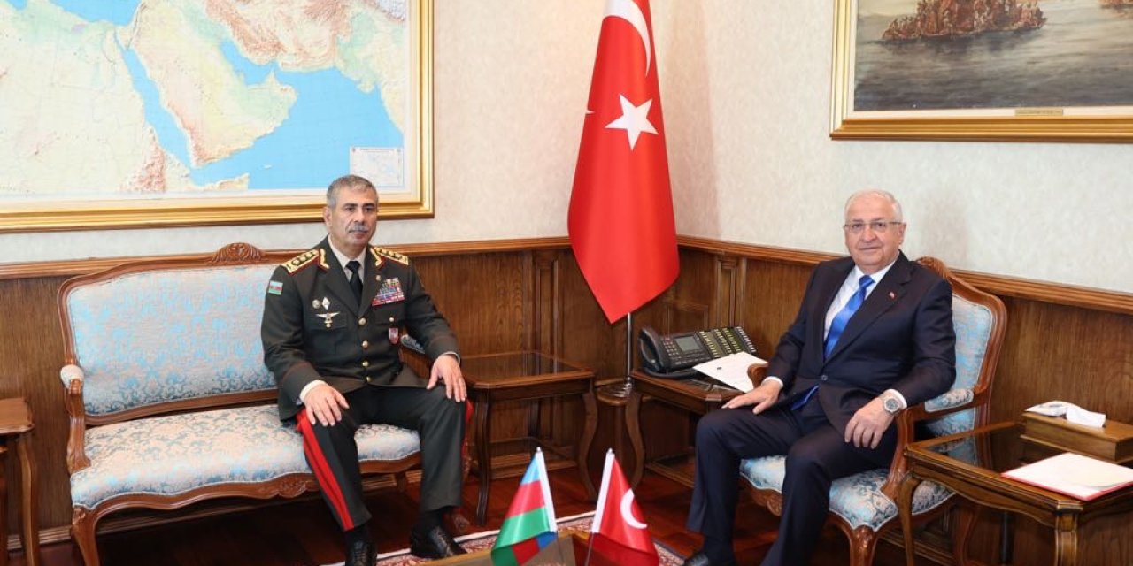 Bakan Güler, Azerbaycanlı Mevkidaşı Hasanov İle Görüştü