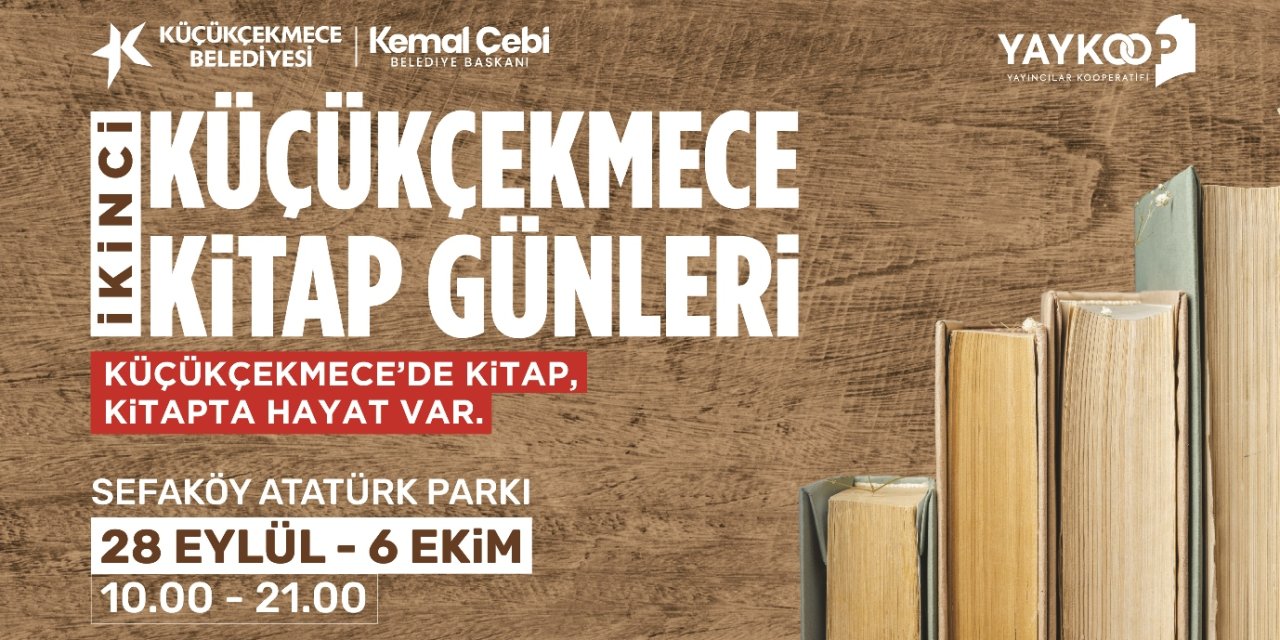 2'nci Küçükçekmece Kitap Günleri Başlıyor