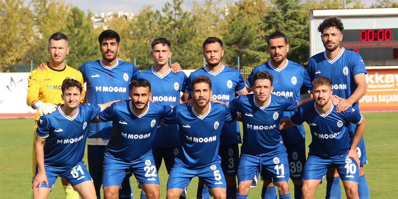 Pazarspor beraberliğe abone oldu, Konya'dan da 1 puanla dönüyorlar