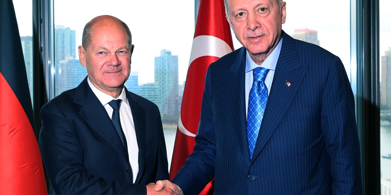 Cumhurbaşkanı Erdoğan, Almanya Başbakanı Scholz İle Görüştü