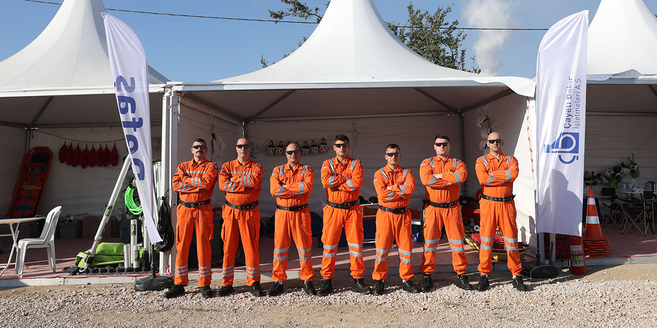 3. Maden Kurtarma Yarışmasında en iyi takım ödülünü Çayeli Bakır ve TÜPRAG paylaştı