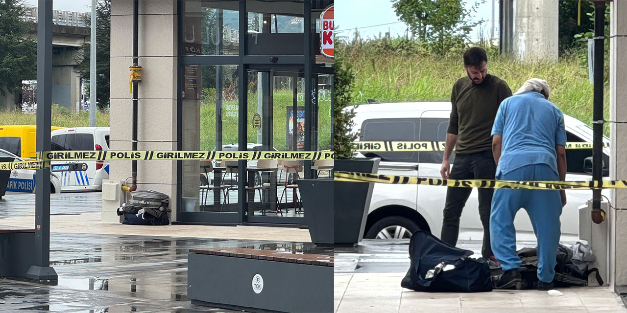 Rize'de şüpheli valiz paniği