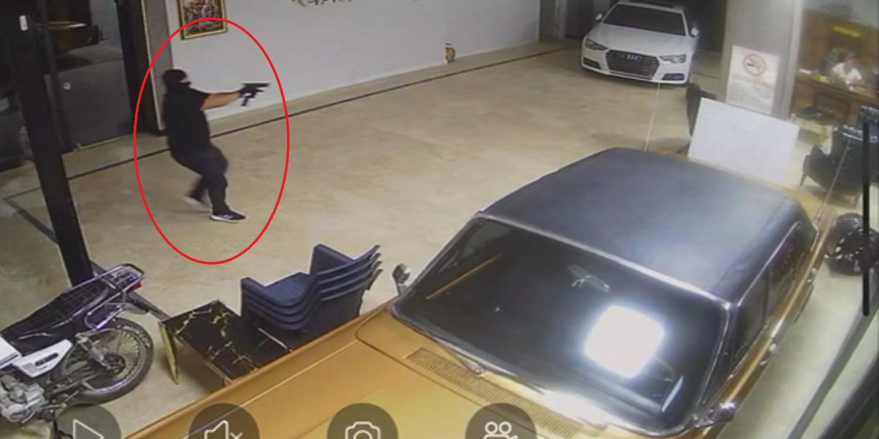 Emlakçıya Silahlı Saldırı Kamerada