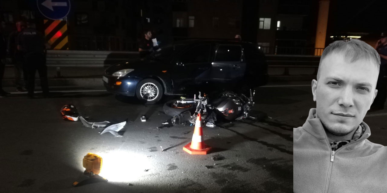 Rize'de Salarha Tüneli Girişinde Motosiklet Kazası 1 Ölü