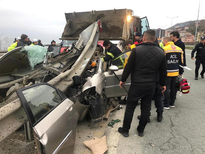 Rize’de Feci Kaza: 1 Ölü, 1 Yaralı