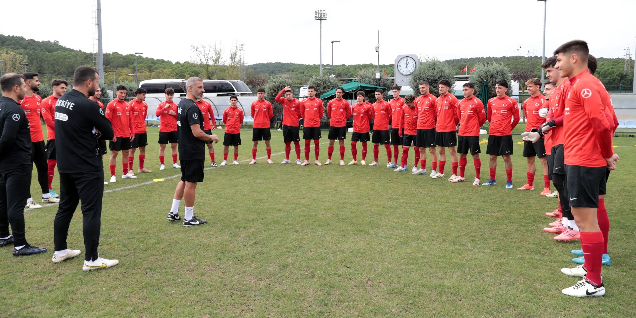 U20 Milli Futbol Takımı, Portekiz Maçının Hazırlıklarına Riva’da Başladı