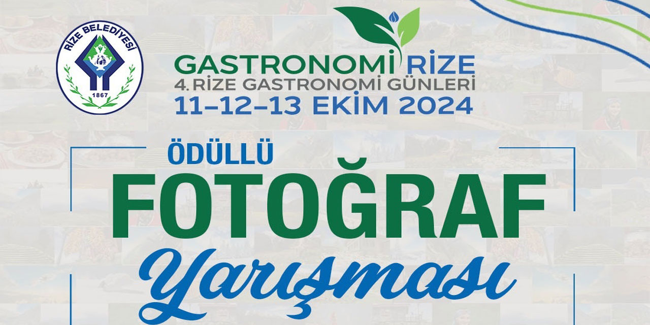 Para ödüllü GastronomiRize Fotoğraf Yarışması başladı