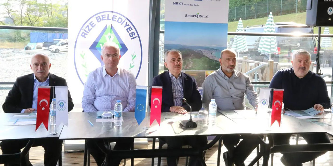 Rize Belediye Başkanı Metin "Smart4rural" projesinin açılış toplantısına katıldı