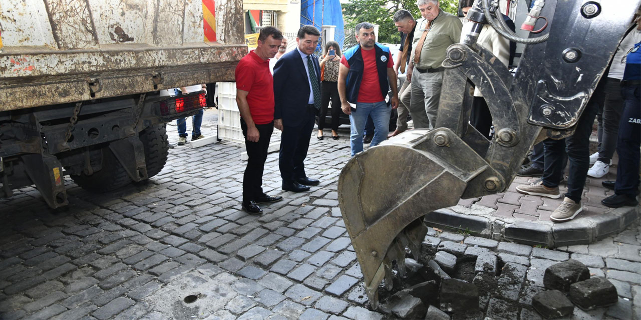 Ortahisar Belediyesi, başlattığı altyapı hamlesini sürdürüyor