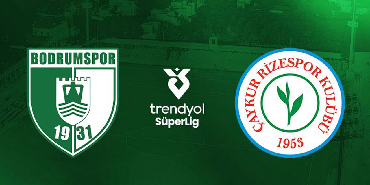 Bodrumspor'un Çaykur Rizespor Maçı 11'i açıklandı