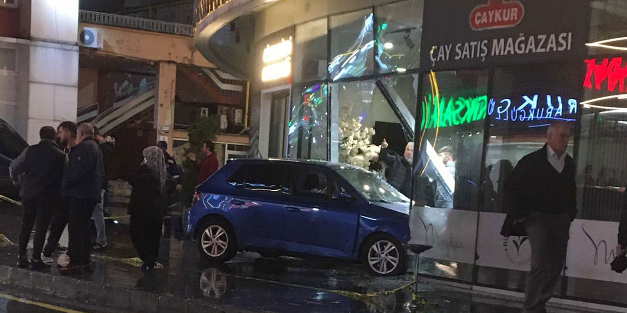 Rize'de Kaza Anı Kamerada!