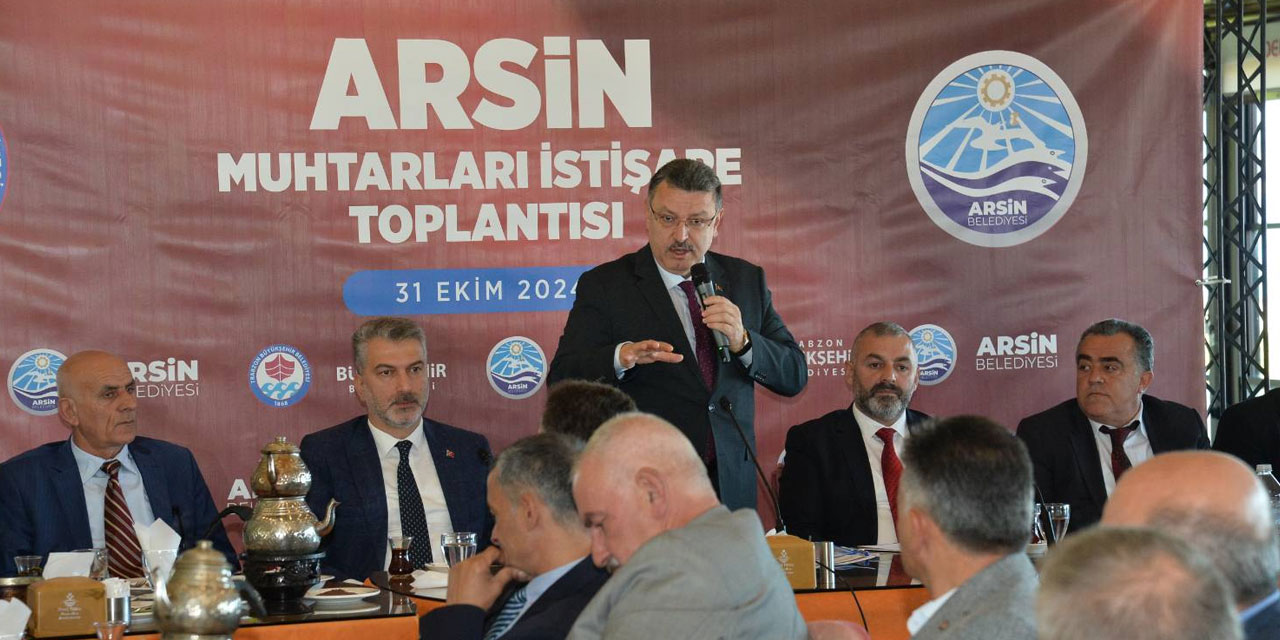 Başkan Genç Arsin’de Muhtarlarla Buluştu