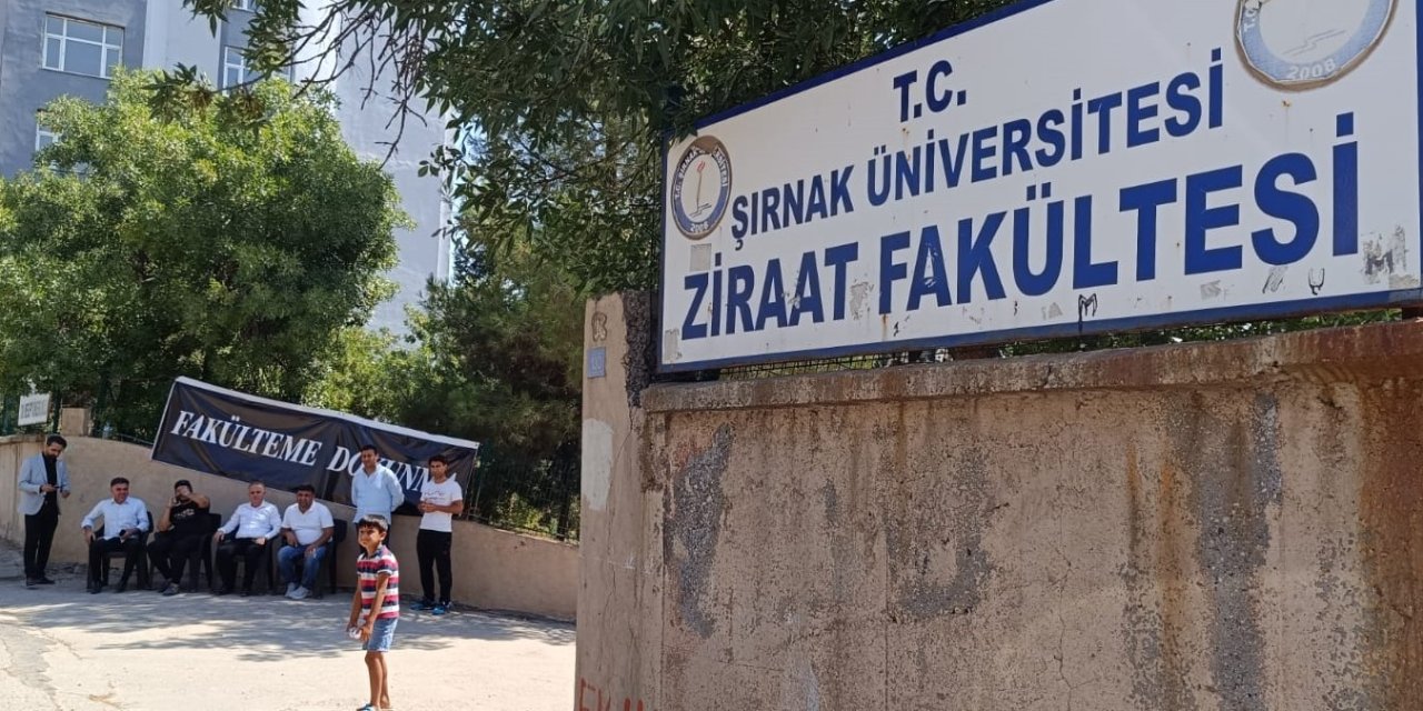 Şırnak'ta 'Fakülteme Dokunma' Eylemi