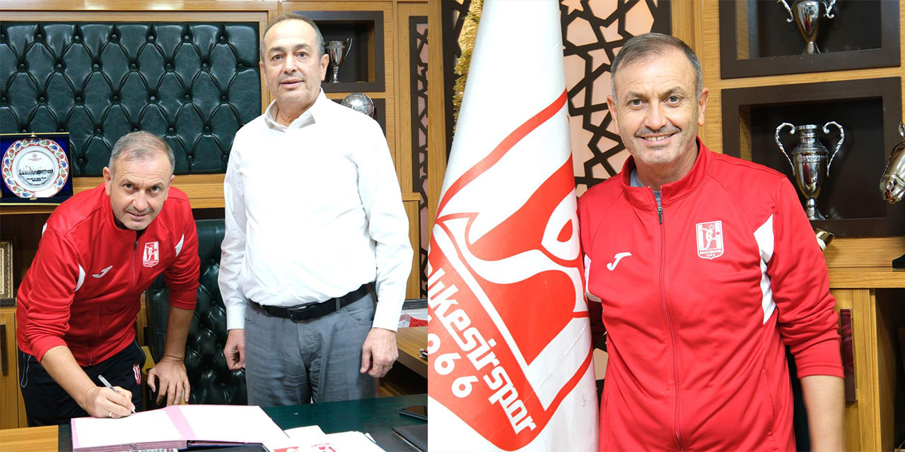 Teknik Direktör Veyis Kanber Balıkesirspor ile sözleşme imzaladı