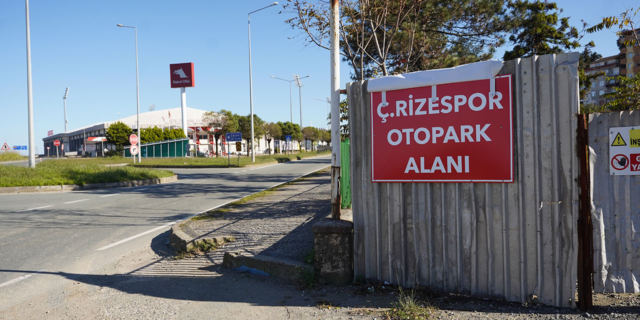 Çaykur Rizespor - Trabzonspor Maçı Öncesinde Taraftarlar İçin Özel Otopark