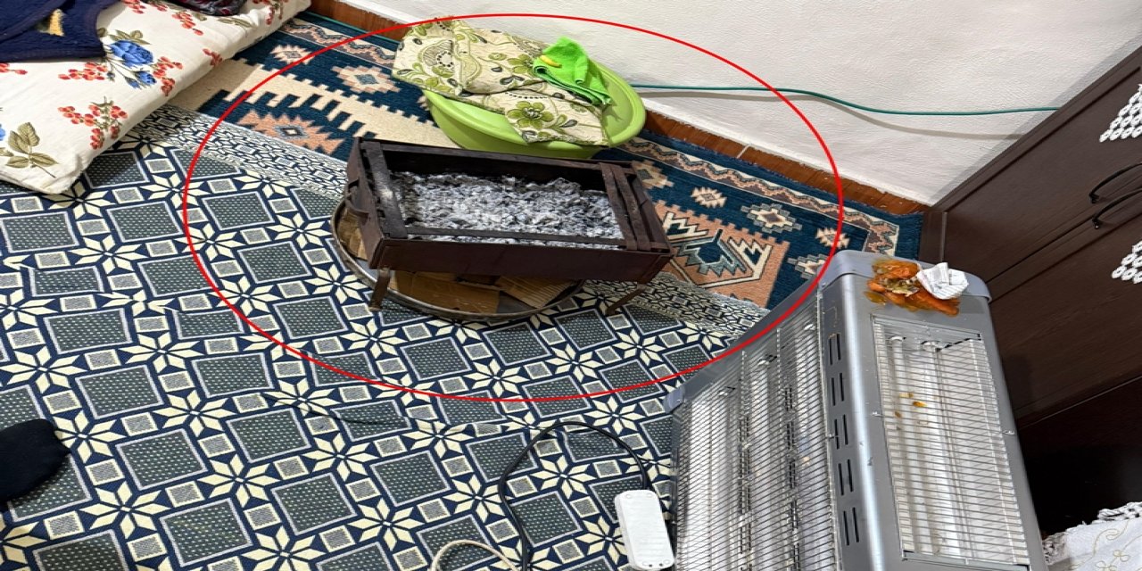 Evde yakılan mangaldan zehirlenerek öldü, eşinin durumu ağır