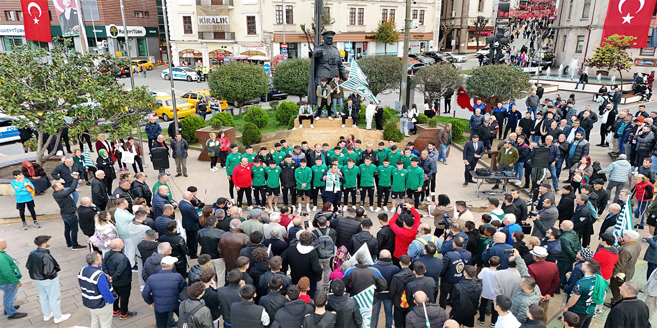 Giresunspor’a destek yürüyüşü