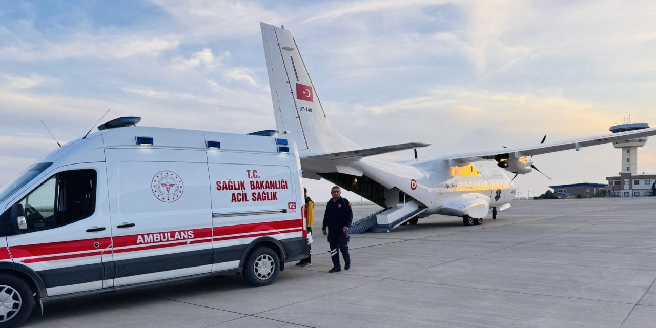 Mardin'de Ambulans Uçak, Delal Bebek İçin Havalandı