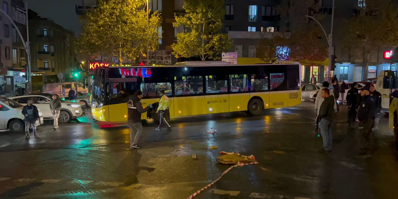 Sancaktepe'de İETT otobüsünün çarptığı  3 yaşındaki çocuk öldü anne ağır yaralandı