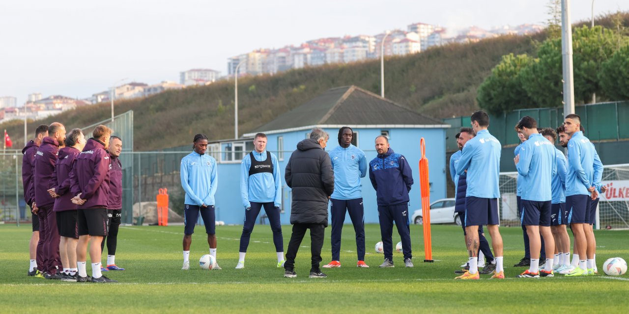 Trabzonspor’da, Adana Demirspor mesaisi başladı