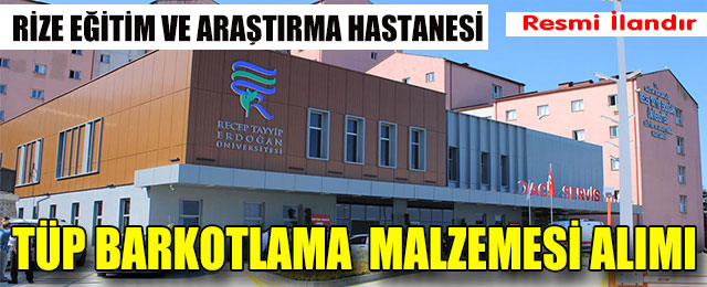 Tüp Barkotlama Malzemesi Alımı