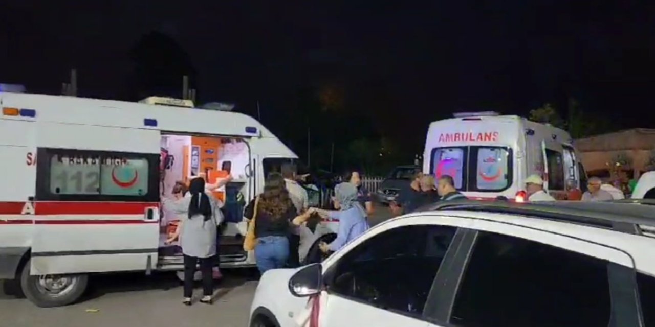 Düğünde Yemekten Zehirlenen 30 Kişi Hastaneye Kaldırıldı