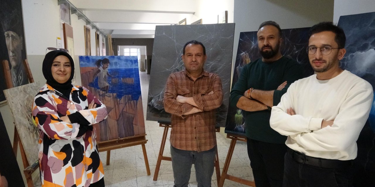 Öğretmenler Resimleriyle Çocuk İstismarı Ve Şiddete Dikkat Çekti