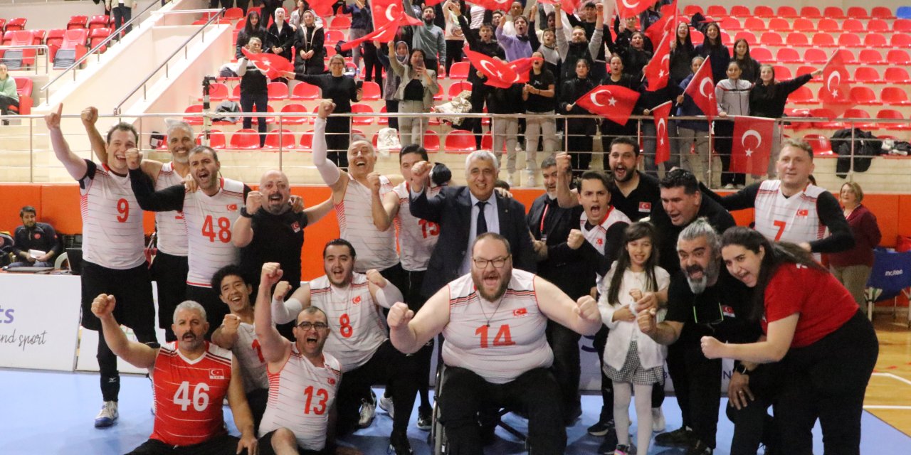 Oturarak Voleybol Erkek Milli Takımı namağlup şampiyon