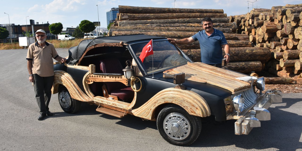 Saz Yapımında Kullanılan Ağaçlarla Otomobil Yaptılar
