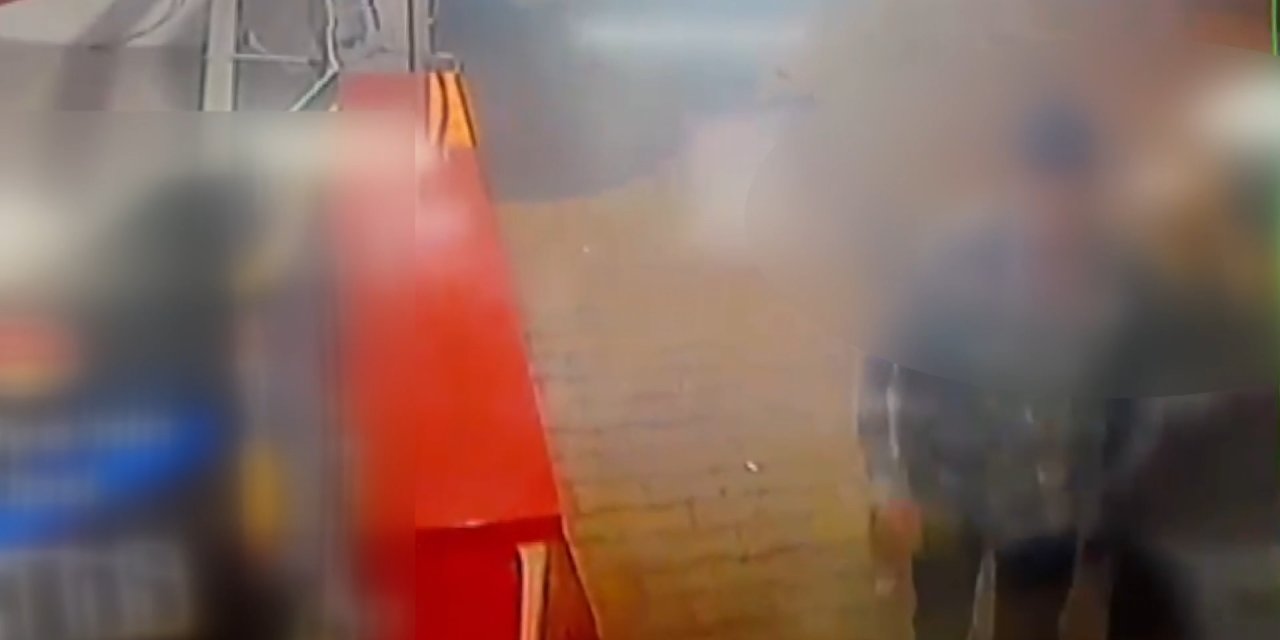 Esenyurt'ta polise ateş açıp, yanındaki çocuğu ve kendini de vuran şüphelinin olay öncesi görüntüleri ortaya çıktı