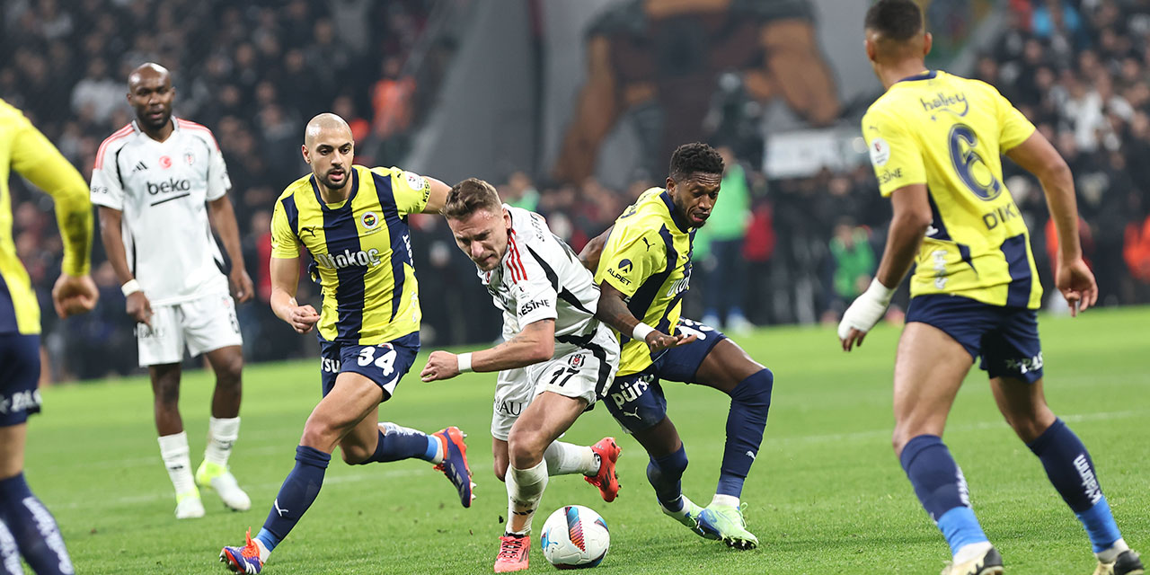 Beşiktaş, derbide Fenerbahçe'yi 1-0 mağlup etti