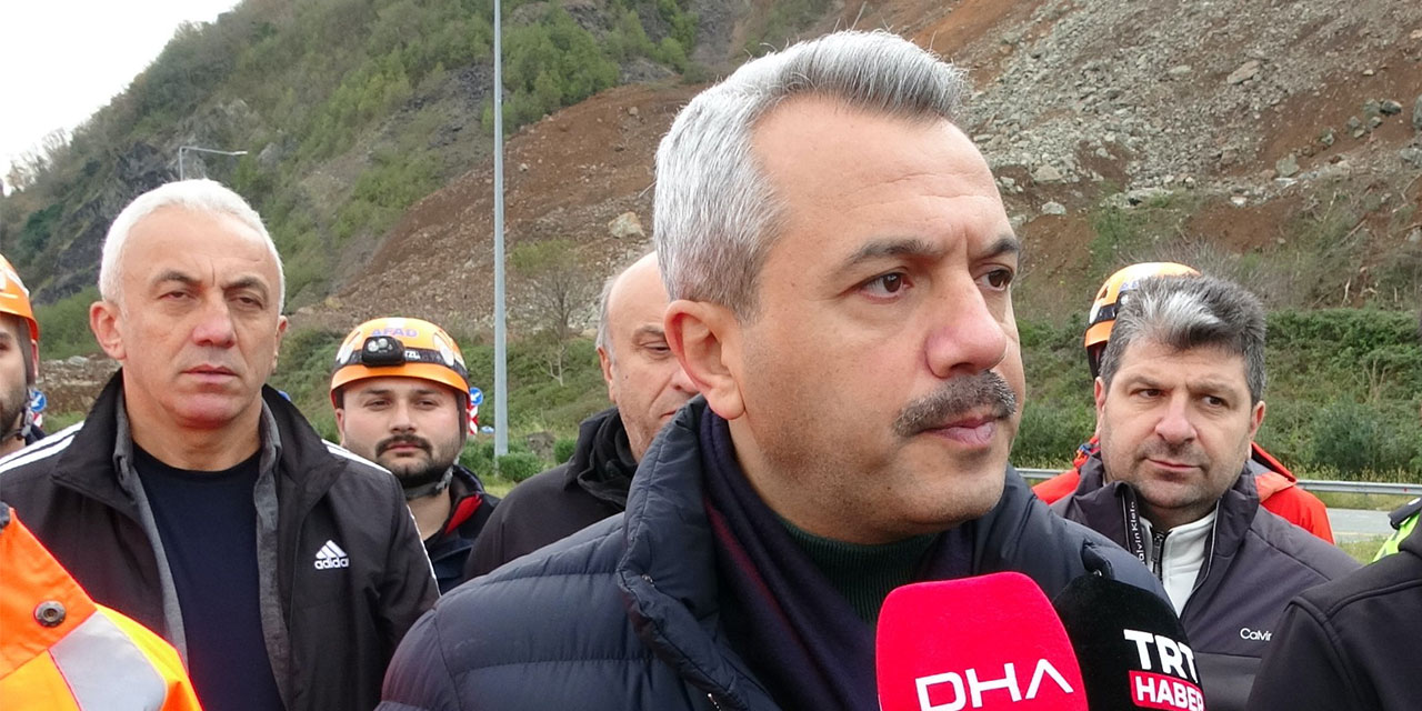 Rize Valisi Baydaş'tan heyelan açıklaması: Tehlike şu anda gördüğümüz akıntı kısmen devam ediyor