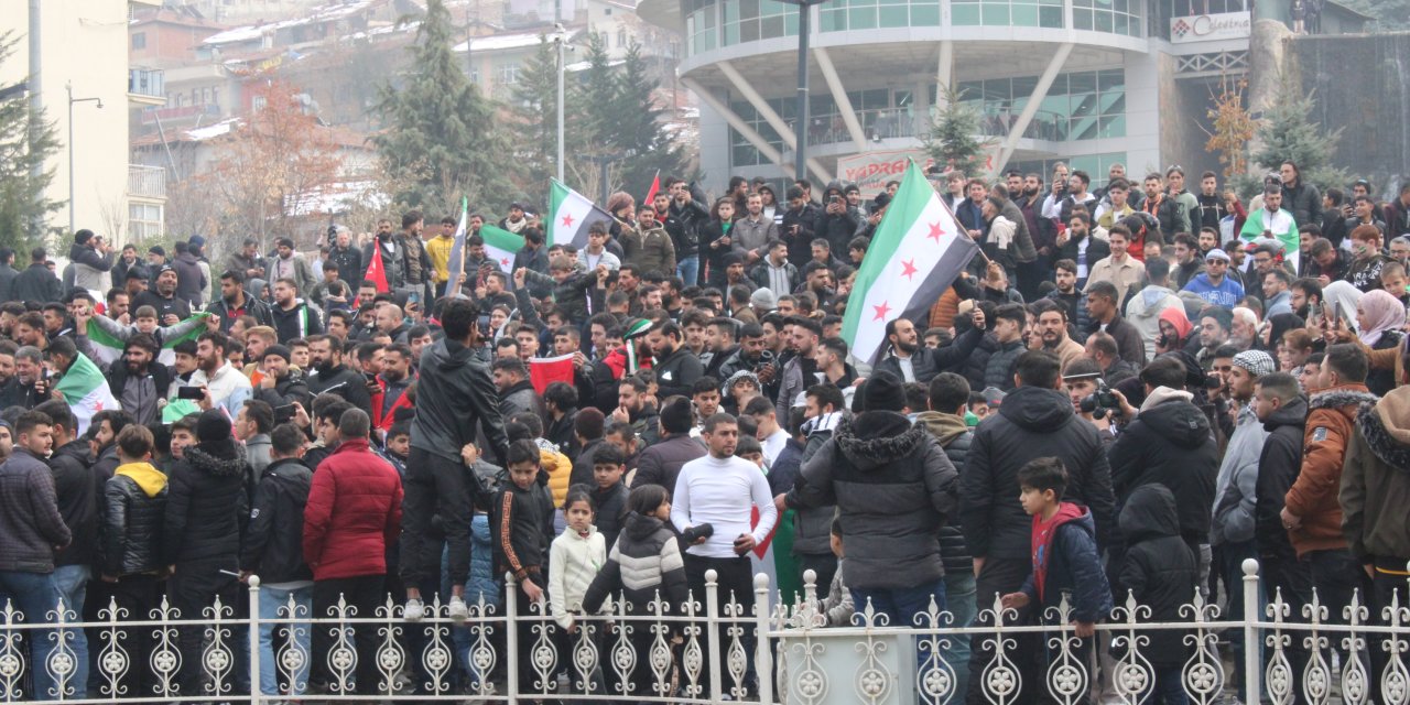 Malatya'daki Suriyeliler Kutlama Yaptı