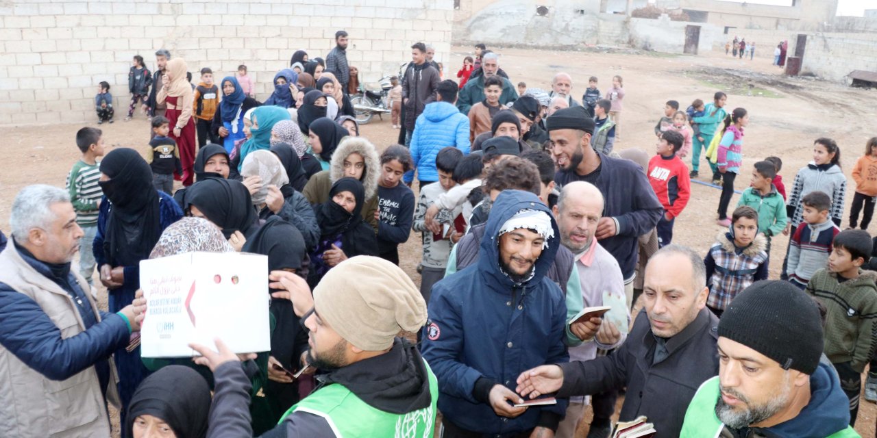 Münbiçli sivillere, Türk STK'lardan gıda yardımı