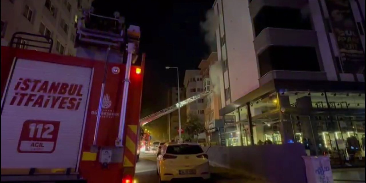İstanbul-  Maltepe, 4 katlı apart otelde yangın