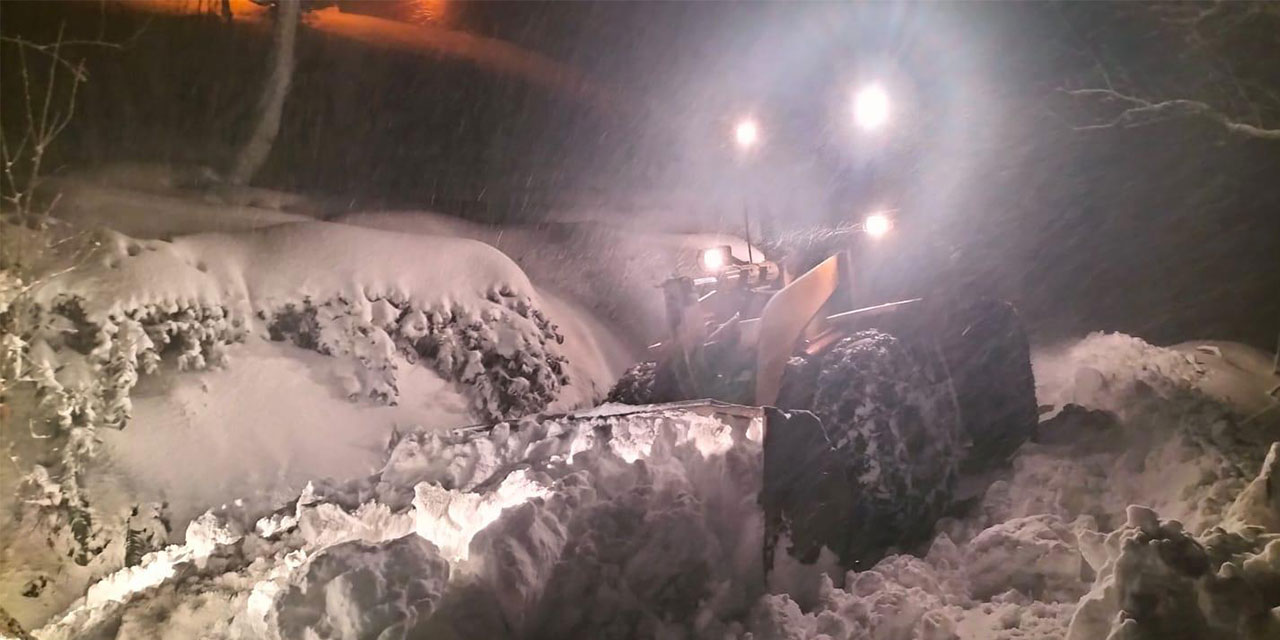 Rize’de Kar Yağışı Hayatı Olumsuz Etkiliyor: 161 Köy Yolu Kapandı