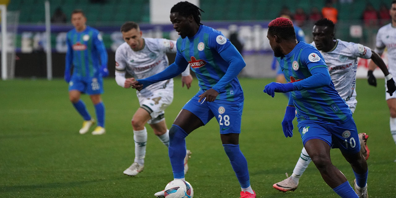 Çaykur Rizespor ile Konyaspor Yenişemedi: 1-1