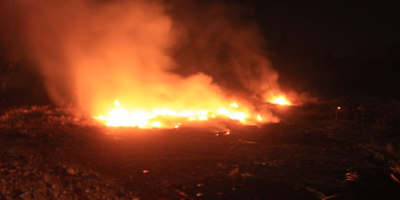 Çanakkale’de meyve bahçesindeki yangın büyümeden söndürüldü