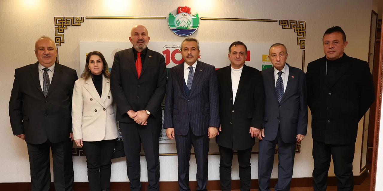 Türkiye Muhtar Konfederasyonu Genel Başkanı Kadir Delibalta’dan Rize Valisi Baydaş’a Ziyaret