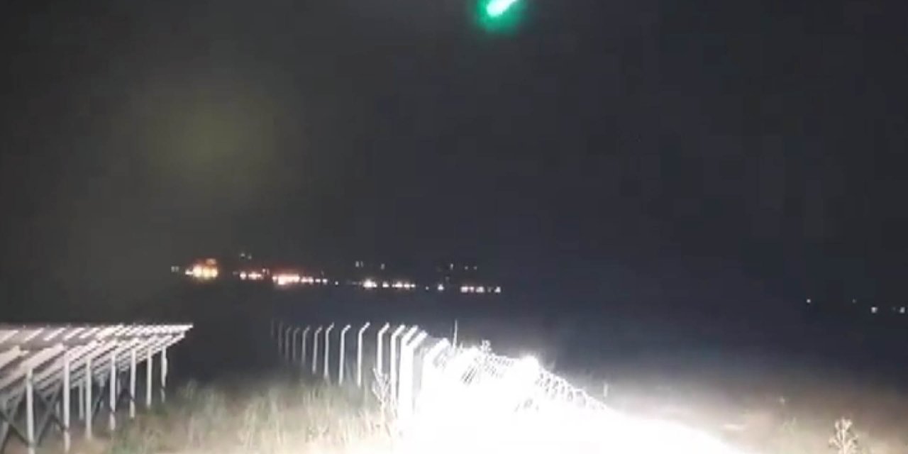 Kahramanmaraş'ta Gökyüzünü Aydınlatan Esrarengiz Işık