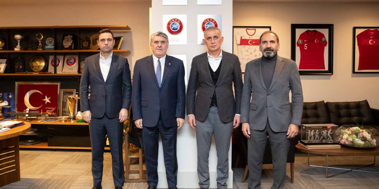 Beşiktaş Başkanı Serdal Adalı'dan TFF Başkanı Hacıosmanoğlu'na ziyaret