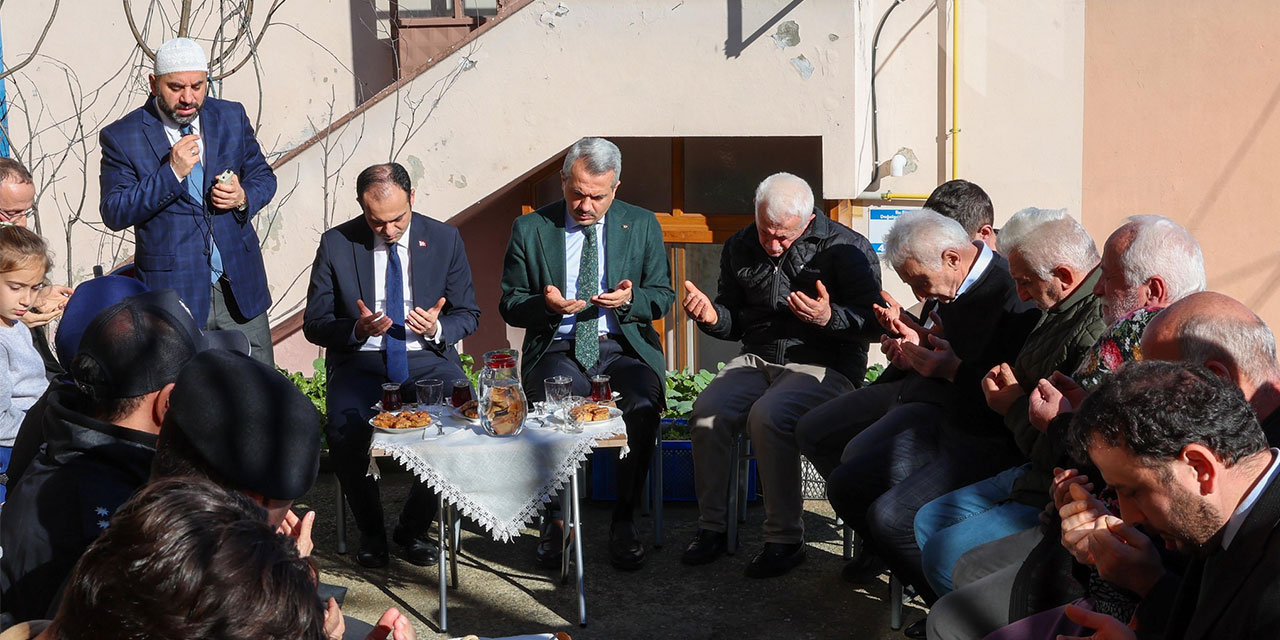 Rize Valisi Baydaş’tan Silahlı Saldırıda Hayatını Kaybeden PTT Çalışanlarının Ailelerine Taziye Ziyareti