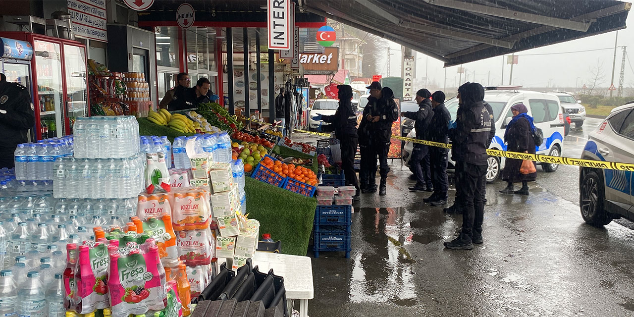 Rize'de  anne, oğlunu darbettiğini öne sürdüğü market çalışanını silahla yaraladı